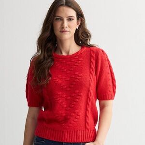 NEW…Draper James Knit Heart Sweater